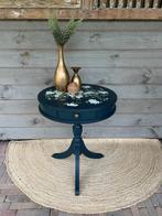 Bijzettafeltje Trellis Flowers, Huis en Inrichting, Tafels | Bijzettafels, Minder dan 55 cm, Verzenden, Rond, Zo goed als nieuw