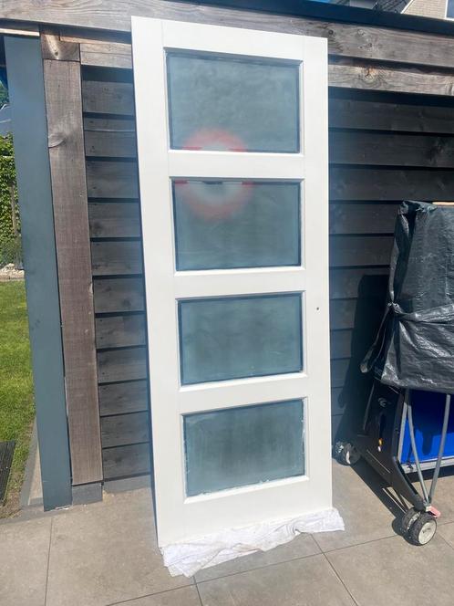 Gebruikte opdek binnen deur 88 x 231,5 cm, Doe-het-zelf en Verbouw, Deuren en Horren, Gebruikt, Binnendeur, 215 cm of meer, 80 tot 100 cm