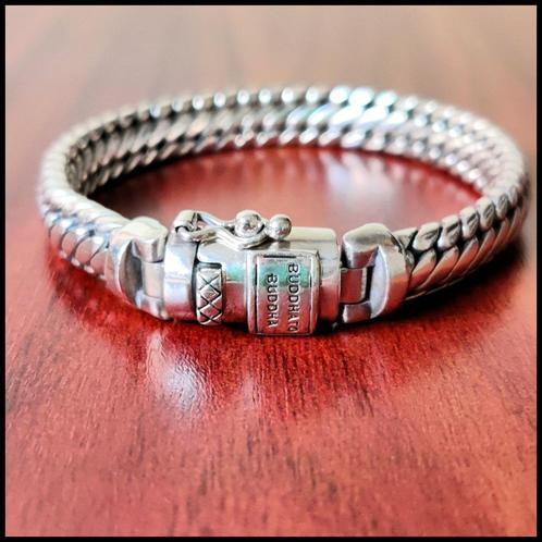 BEN XS     Buddha to Buddha armband maat E, Sieraden, Tassen en Uiterlijk, Armbanden, Zo goed als nieuw, Zilver, Zilver, Ophalen of Verzenden