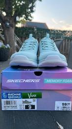 Skechers, licht grijs, aqua blauw,  maat 39., Kleding | Dames, Schoenen, Skechers, Blauw, Nieuw, Ophalen of Verzenden