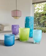 Dutz vazen divers, Huis en Inrichting, Blauw, Ophalen of Verzenden, Minder dan 50 cm, Glas