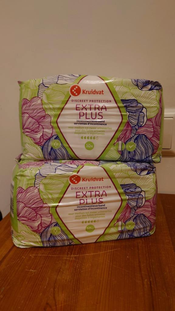 Kruidvat discreet incontinentie verbanden inleggers NIEUW, Diversen, Levensmiddelen, Ophalen of Verzenden