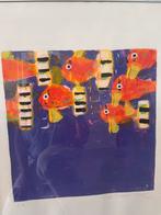 Zeefdruk Gino Sauerbier - Vis Motief, Antiek en Kunst, Ophalen