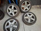 Mercedes 4 x velgen Pirelli 275/45 ZR20 5 x 112 ET41, Auto-onderdelen, Banden en Velgen, Ophalen, Gebruikt, Velg(en), 275 mm