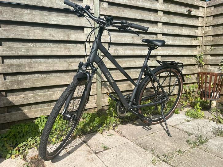 Cube Tour Exc Fiets grijs/zwart maat 54, Fietsen en Brommers, Elektrische fietsen, Gebruikt, Cube, 51 tot 55 cm, Ophalen
