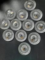 Hofbauer. Loodkristallen onderzetters , 12 stuks vintage, Antiek en Kunst, Curiosa en Brocante, Ophalen of Verzenden