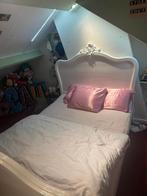 Mooi antiek Queen Ann bed, Ophalen, Gebruikt, 140 cm, Twijfelaar