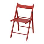 Partij van plusminus 50 klapstoelen - Terje Ikea, Huis en Inrichting, Stoelen, Ophalen, Gebruikt, Rood, Vijf, Zes of meer stoelen