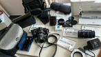 Minolta Fototoestel met flashjes en tassen, Ophalen of Verzenden, Zo goed als nieuw, Spiegelreflex, Minolta