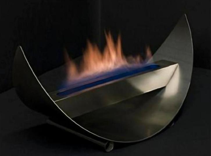 Afuera Luna sfeerhaard - bio ethanol - gelhaard - tafelhaard, Huis en Inrichting, Haarden, Zo goed als nieuw, Overige soorten