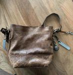 Leren tas Xworks, Sieraden, Tassen en Uiterlijk, Tassen | Schoudertassen, Ophalen of Verzenden, Zo goed als nieuw, Bruin, Leer
