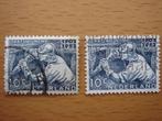 Nederlandse staatsmijnen 2x NVPH 582   Gestempeld, Postzegels en Munten, Ophalen of Verzenden, Na 1940, Gestempeld