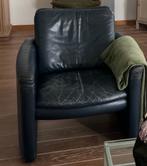 Leolux fauteuil donkerblauw teab gebruikt, Modern, Gebruikt, Leer, Ophalen