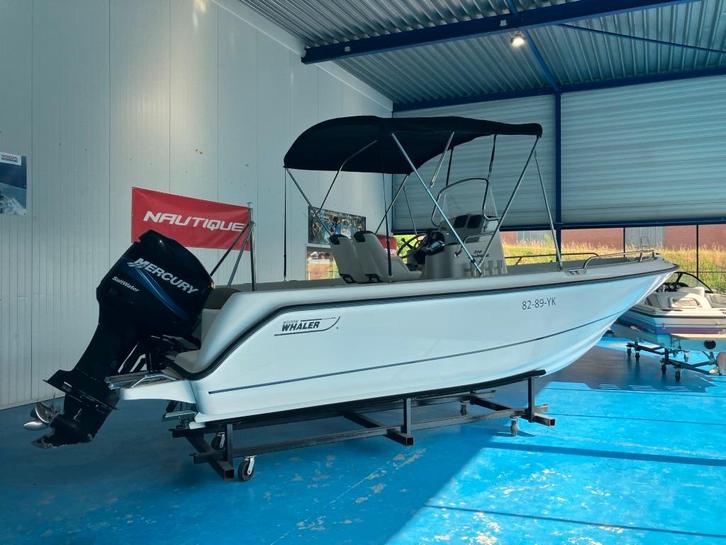 Boston Whaler, Watersport en Boten, Vis- en Consoleboten, Gebruikt, 70 pk of meer, 6 meter of meer, Benzine, Buitenboordmotor