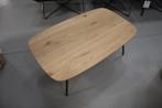 Salontafel VAIN Jess Design metaal eikenhout ovaal SALE, Huis en Inrichting, Tafels | Salontafels, Ophalen, 100 tot 150 cm, 50 tot 100 cm