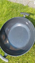 BK wokpan, Huis en Inrichting, Gebruikt, Aluminium, Ophalen of Verzenden, Keramische plaat