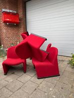 6 stuks ‘alky’ stoelen artifort, castelli, vintage design, Huis en Inrichting, Fauteuils, Ophalen, Zo goed als nieuw, Stof