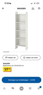 IKEA Baggebo Kast - Wit, Ophalen, Met plank(en), Kunststof, Gebruikt