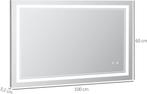 Led spiegel badkamer 100x60 cm NU 75 EUR NIEUW, Overige typen, Nieuw, Minder dan 100 cm, 25 tot 50 cm