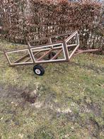 Aanhanger voor grasmaaier, Ophalen, Gebruikt, Handmatig, Tweewielig