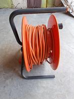 Kabelhaspel, Doe-het-zelf en Verbouw, Elektra en Kabels, Ophalen, Gebruikt, Kabel of Snoer