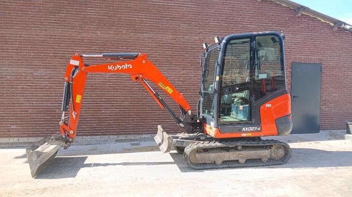 Kubota kx 27-4, Zakelijke goederen, Machines en Bouw | Kranen en Graafmachines, Graafmachine, Ophalen of Verzenden