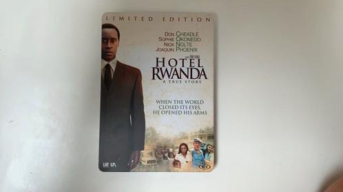 DVD Hotel Rwanda Limited Edition Steelcase, Cd's en Dvd's, Dvd's | Drama, Zo goed als nieuw, Waargebeurd drama, Vanaf 16 jaar
