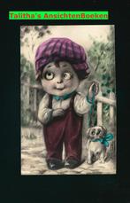 Prachtige oogjes kaart kind met hondje OOG-16, Verzamelen, Ansichtkaarten | Themakaarten, Gelopen, Kinderen, 1920 tot 1940, Verzenden