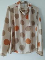 Mango Suits lichtbruine blouse maat S, Maat 38/40 (M), Mango, Bruin, Ophalen of Verzenden
