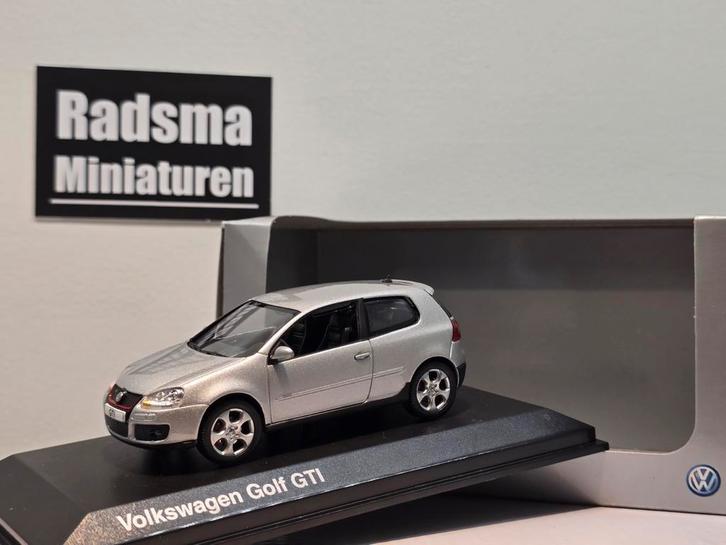 Volkswagen Golf Mk5 Gti - Silver - 1:43 Norev, Hobby en Vrije tijd, Modelauto's | 1:43, Zo goed als nieuw, Auto, Norev, Ophalen of Verzenden