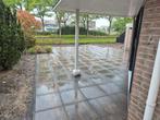 Tuin leeghalen, beschoeiingen, graszoden bestraten onderhoud, Bestrating