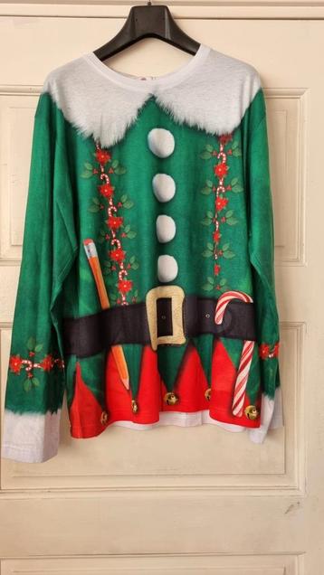 Nieuw shirt kerst Elf maat L / XL voor Carnaval of Kerst beschikbaar voor biedingen