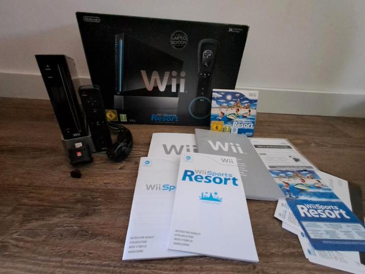 Nintendo wii spelcomputer bundel met doos, Spelcomputers en Games, Games | Nintendo Wii, Zo goed als nieuw, Overige genres, 1 speler
