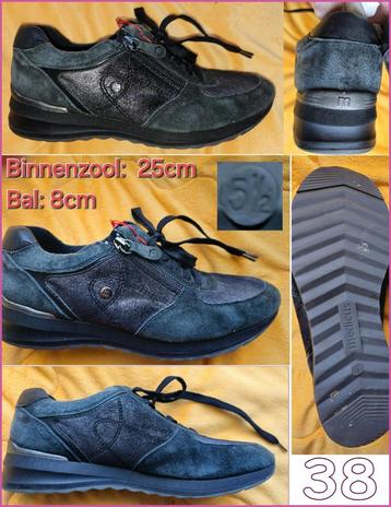 MEDICUS groen-zwarte zachte sneakers maat 38 beschikbaar voor biedingen