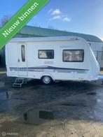 Hobby 440 SF De luxe Cassetteluifel + Tent,Mover, Fietsenrek, Caravans en Kamperen, Hobby, Particulier, 6 tot 7 meter, 1000 - 1250 kg