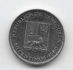 Venezuela 50 centimos 1990 Y# 41a, Postzegels en Munten, Munten | Amerika, Verzenden, Zuid-Amerika, Losse munt