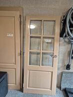 2 paneel hardhouten binnendeuren 1 met glas, Huis en Inrichting, Minder dan 100 cm, 25 tot 50 cm, 50 tot 100 cm, Ophalen of Verzenden