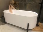 Vrijstaand Ligbad Solid Surface Mat Wit op Pootjes Mat Zwart, Ophalen, Info@dealplein.nl, Nieuw, Dealplein