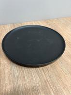 50x 23,3cm okinawa zwart bord zwarte borden aardewerk, Huis en Inrichting, Keuken | Servies, Ophalen, Gebruikt, Bord(en), Effen