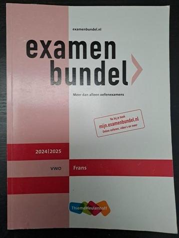 Examenbundel VWO Frans 2024/2025 beschikbaar voor biedingen