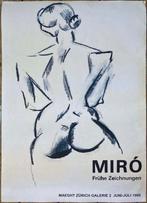 affiche Miro, Galerie Maeght, Zurich, Verzamelen, Ophalen of Verzenden, Rechthoekig Staand