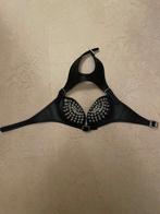 Kinky leren top met spikes maat S, Zwart, BH, Verzenden