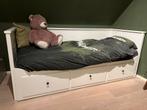 Ikea HEMNES bedbank, Gebruikt, Wit, Tweepersoons, 80 cm