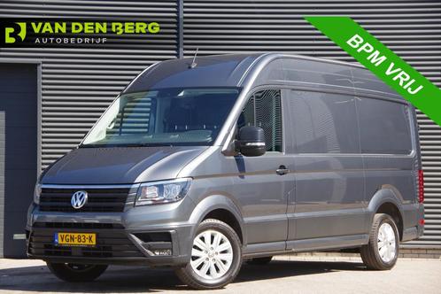 Volkswagen Crafter 35 2.0 TDI L3H3 HIGHLINE 140PK AUT. CAMER, Auto's, Bestelauto's, Bedrijf, Te koop, ABS, Achteruitrijcamera