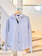 Emporio Armani dusty blue shirt for men - slim fit - size L, Ophalen of Verzenden, Zo goed als nieuw, Blauw, Halswijdte 39/40 (M)