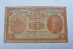 Zeldzaam Bankbiljet van 50 Cent 1943 NEDERLANDS INDIË, Ophalen of Verzenden, Los biljet