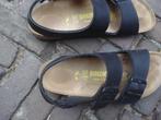 GRATIS VERZENDEN LUXE ZWARTE LEREN BIRKENSTOCK SANDALEN 37, Verzenden, Zwart, Nieuw, Birkenstock 37