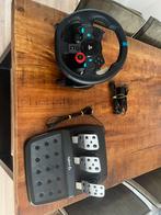 Logitech g29 game stuur (ps4, ps5, pc), Spelcomputers en Games, Ophalen, Zo goed als nieuw, Stuurtje of Sportattribuut