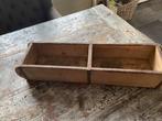 Dubbele Steenmal - Decoratieve Kist, Huis en Inrichting, Ophalen, Gebruikt, Overige houtsoorten, Minder dan 50 cm