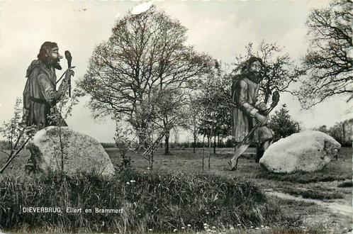 (388-463-045) Dieverbrug Ellert en Brammert, Verzamelen, Ansichtkaarten | Nederland, Drenthe, Voor 1920, Verzenden